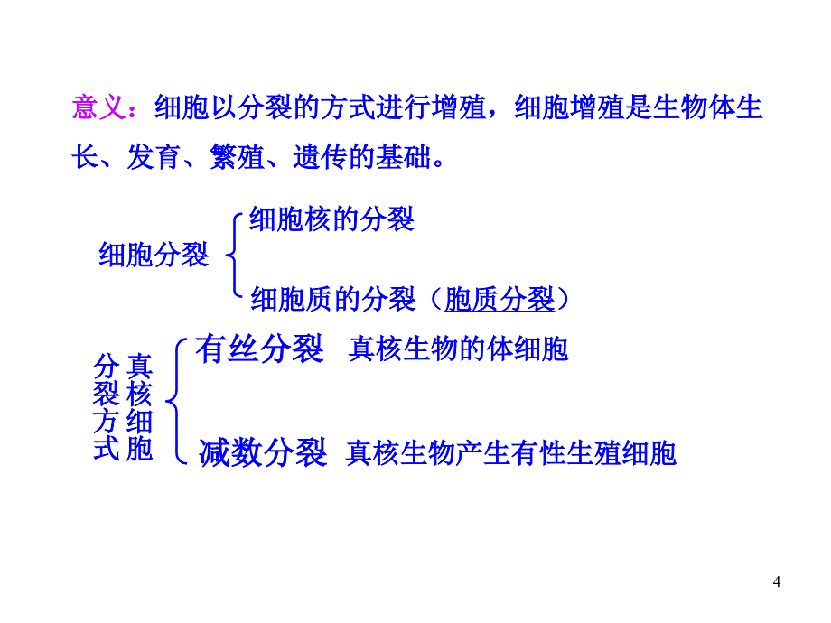 高中生物多媒体同步教学课件：第四章-第一节-细胞的增殖(浙科版必修·浙江专用)_第4页