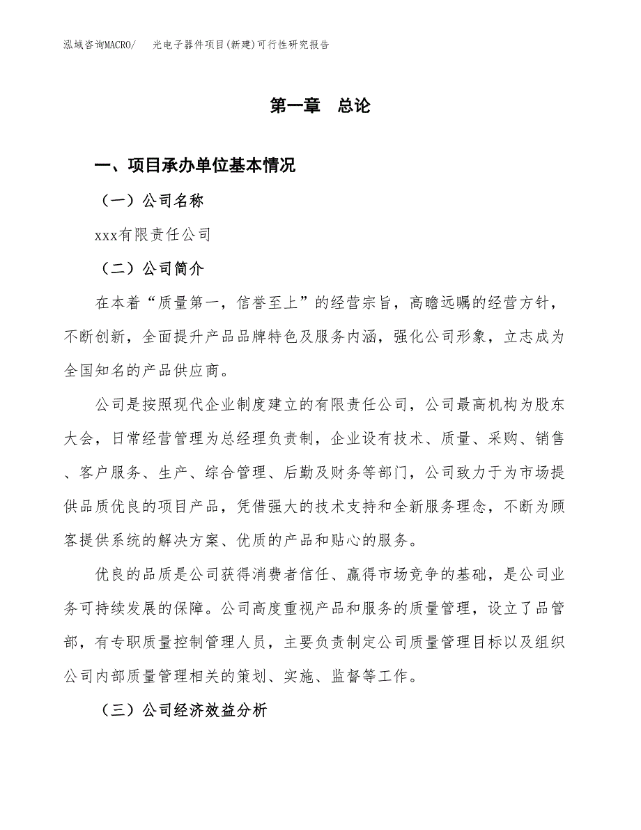 光电子器件项目(新建)可行性研究报告.docx_第4页