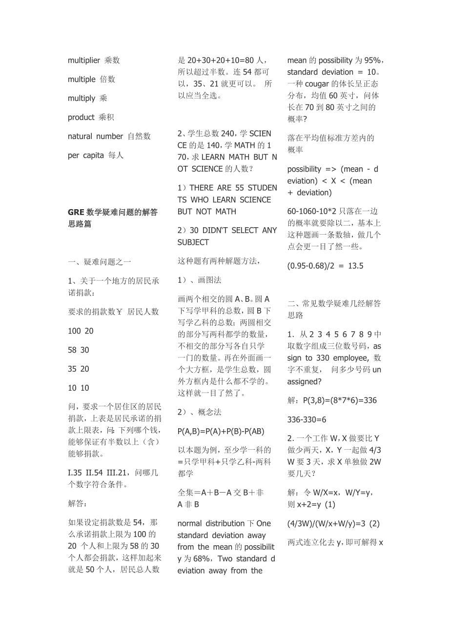 GRE数学 词汇表_第5页