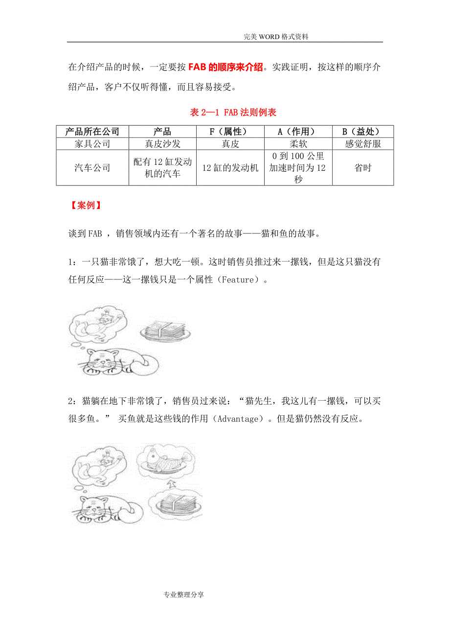 FABE销售法则和应用案例_第2页