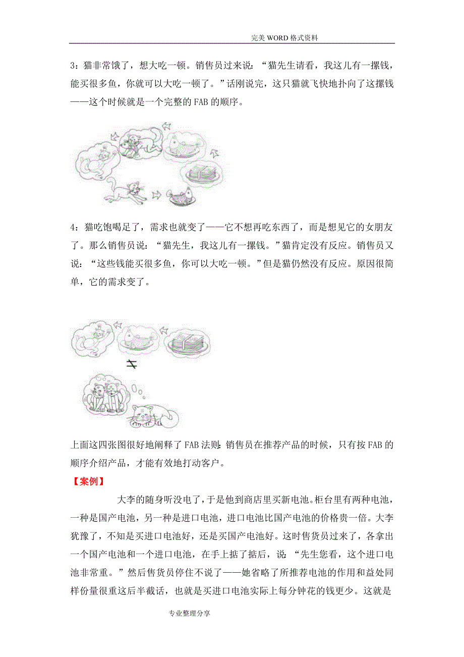 FABE销售法则和应用案例_第3页