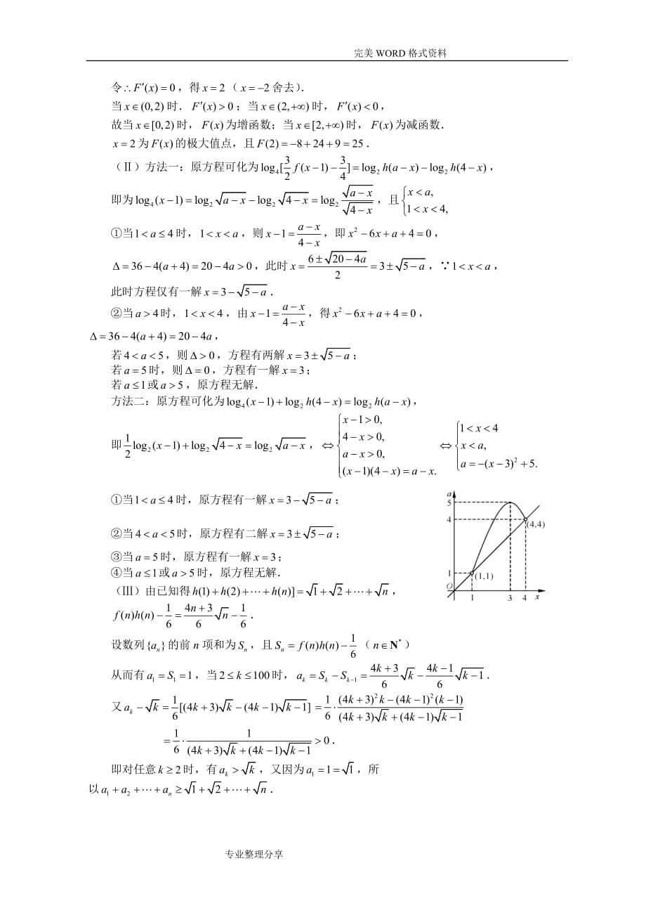 函数及导数经典例题__高考压轴题[含答案解析]_第3页