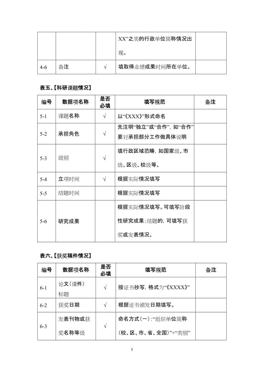 教师专业成长电子档案输入规范_第5页