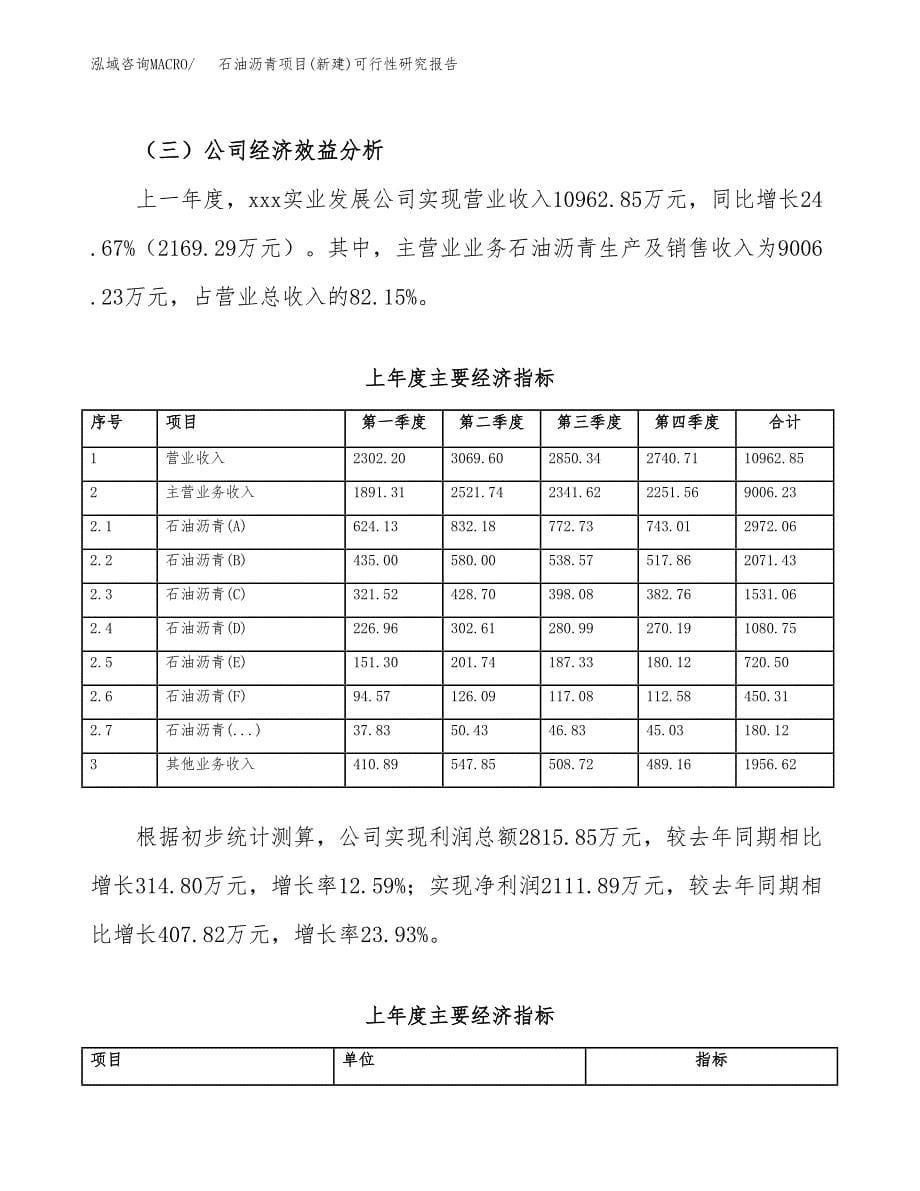 石油沥青项目(新建)可行性研究报告.docx_第5页