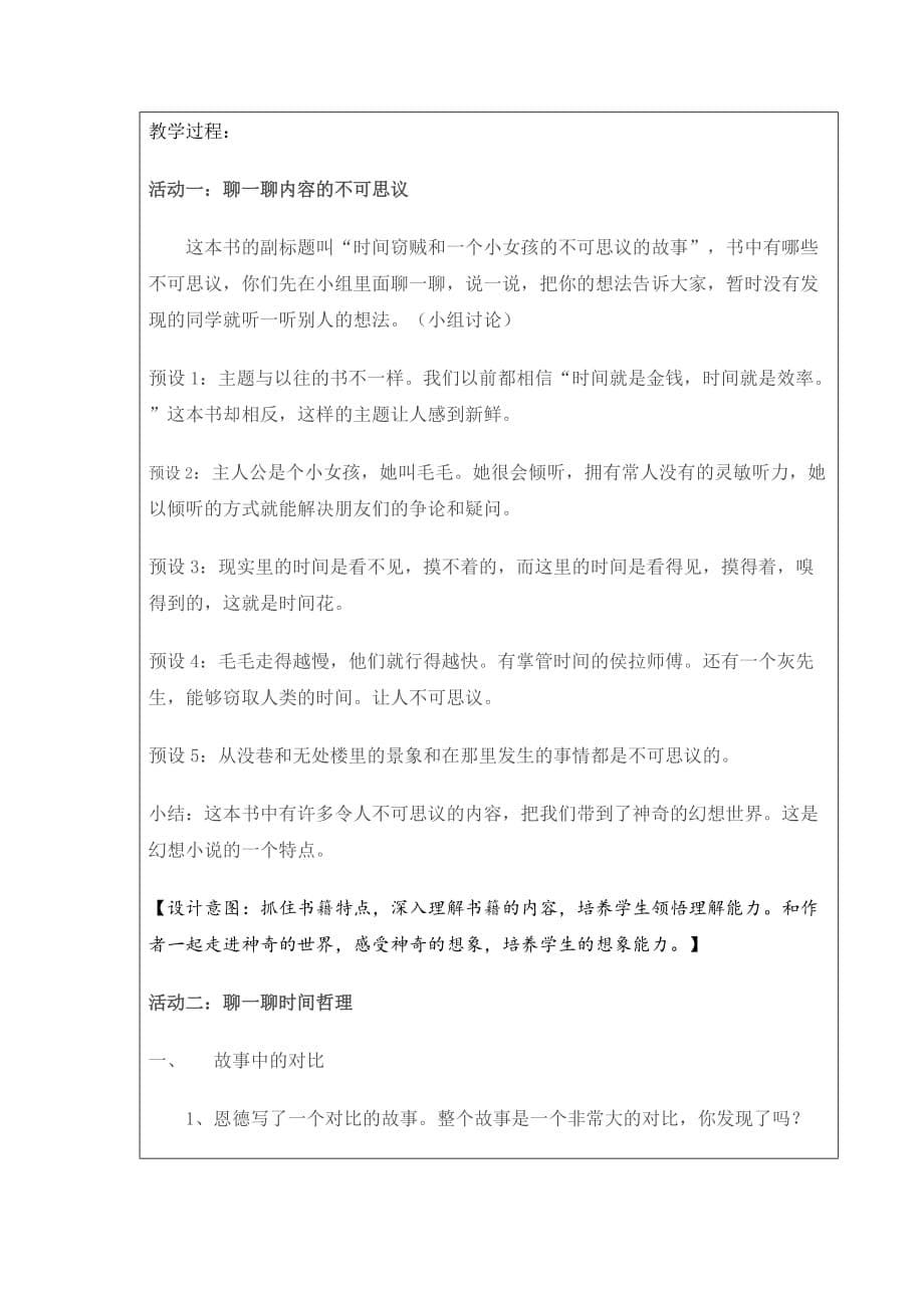 语文北师大版五年级下册语文综合性学习---召开读书会第二课时_第5页