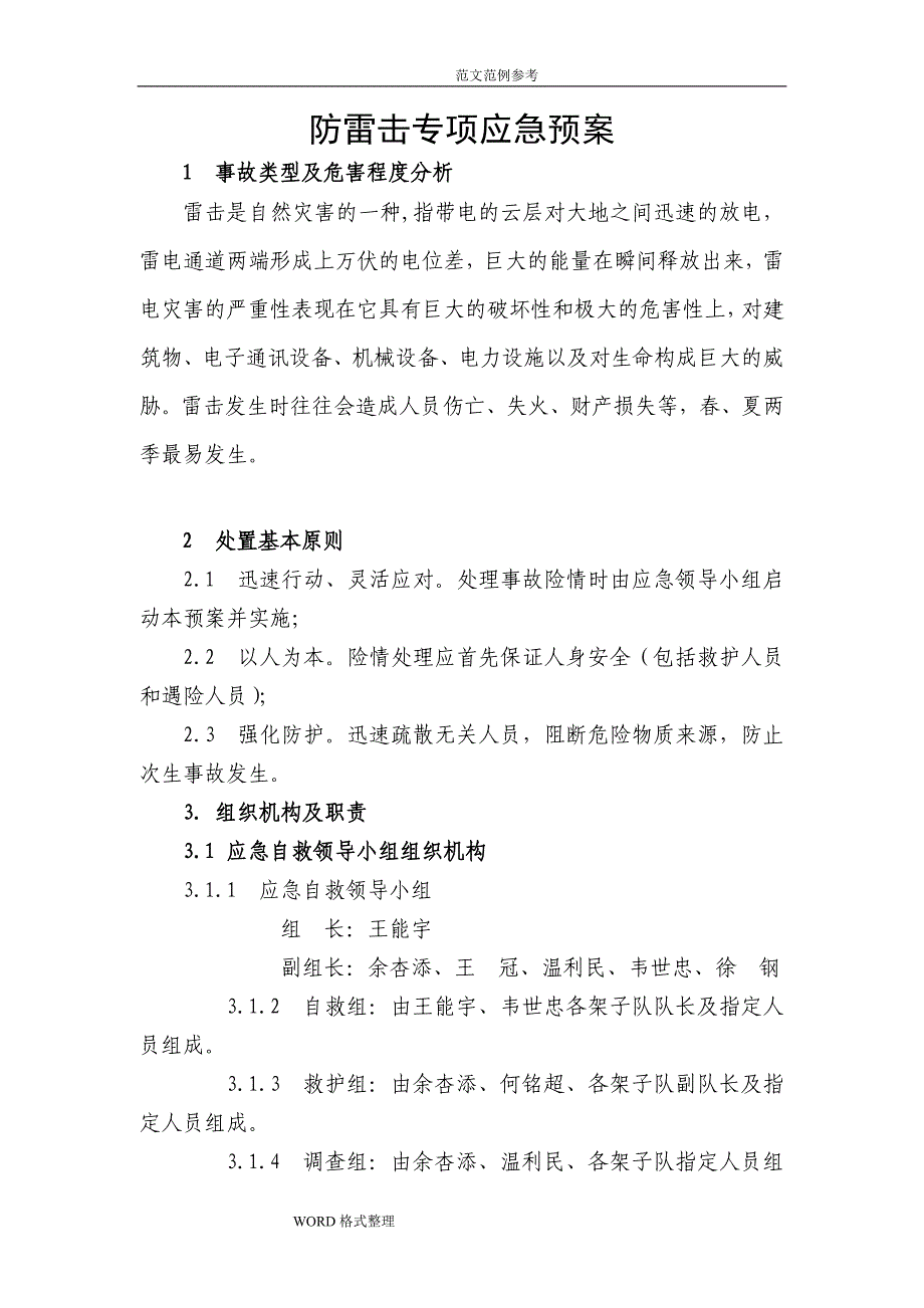 防雷专项应急处理预案_第2页