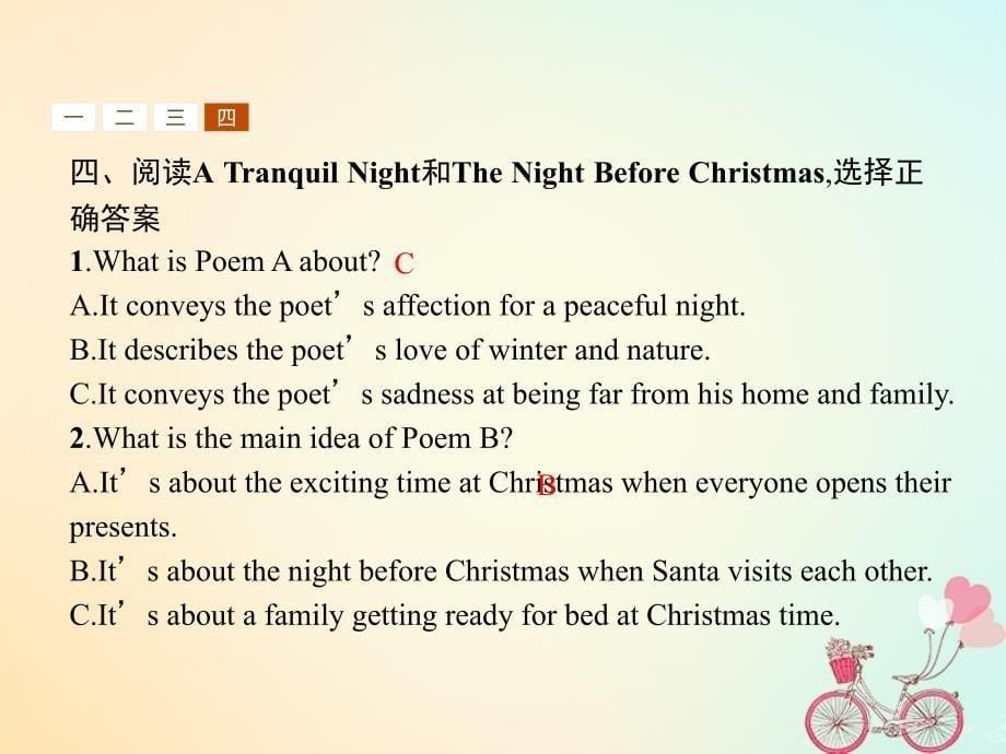 2019_2020学年高中英语Unit18BeautySectionⅢLesson3Poetry课件北师大版选修6_第5页