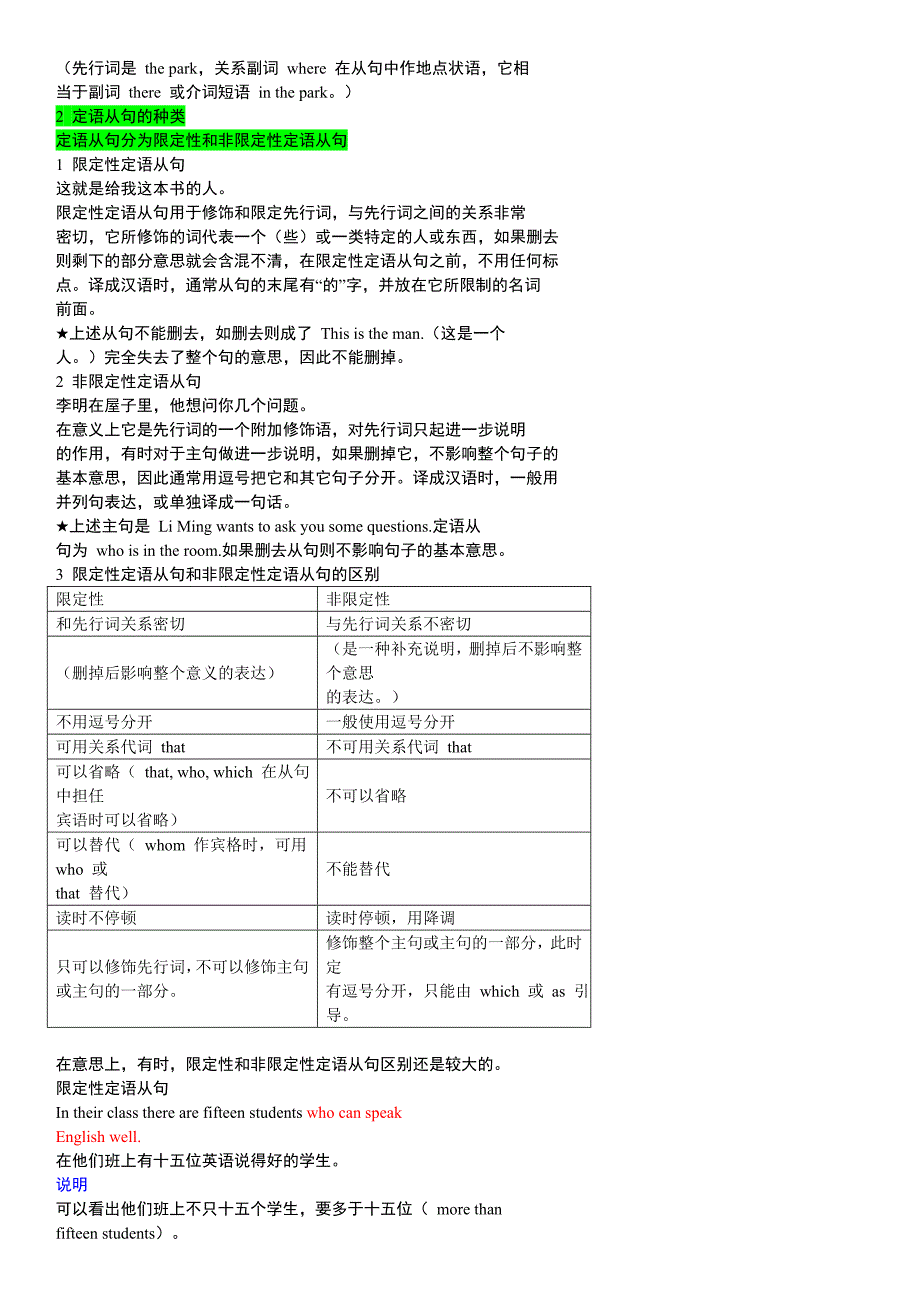 高中定语从句系统讲解资料_第2页