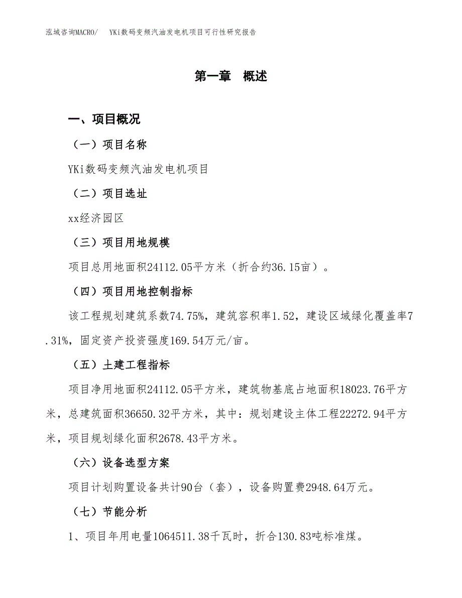 YKi数码变频汽油发电机项目可行性研究报告(样例模板).docx_第3页