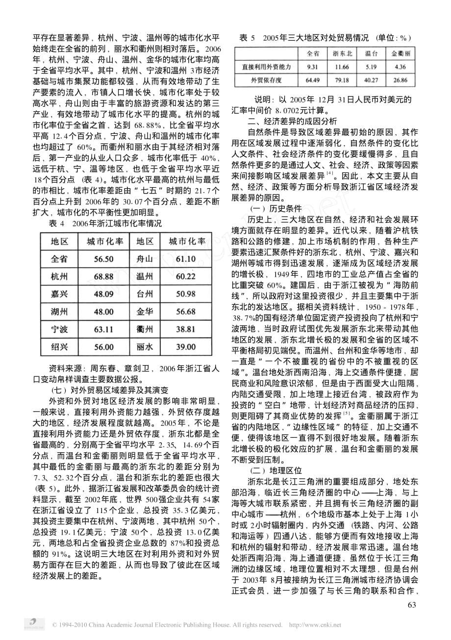 近16年来浙江省区域经济发展差异分析资料_第5页