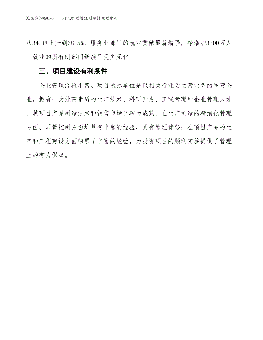 PTFE板项目规划建设立项报告_第4页