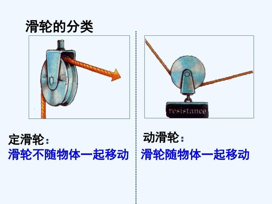 物理人教版初二下册2滑轮_第5页