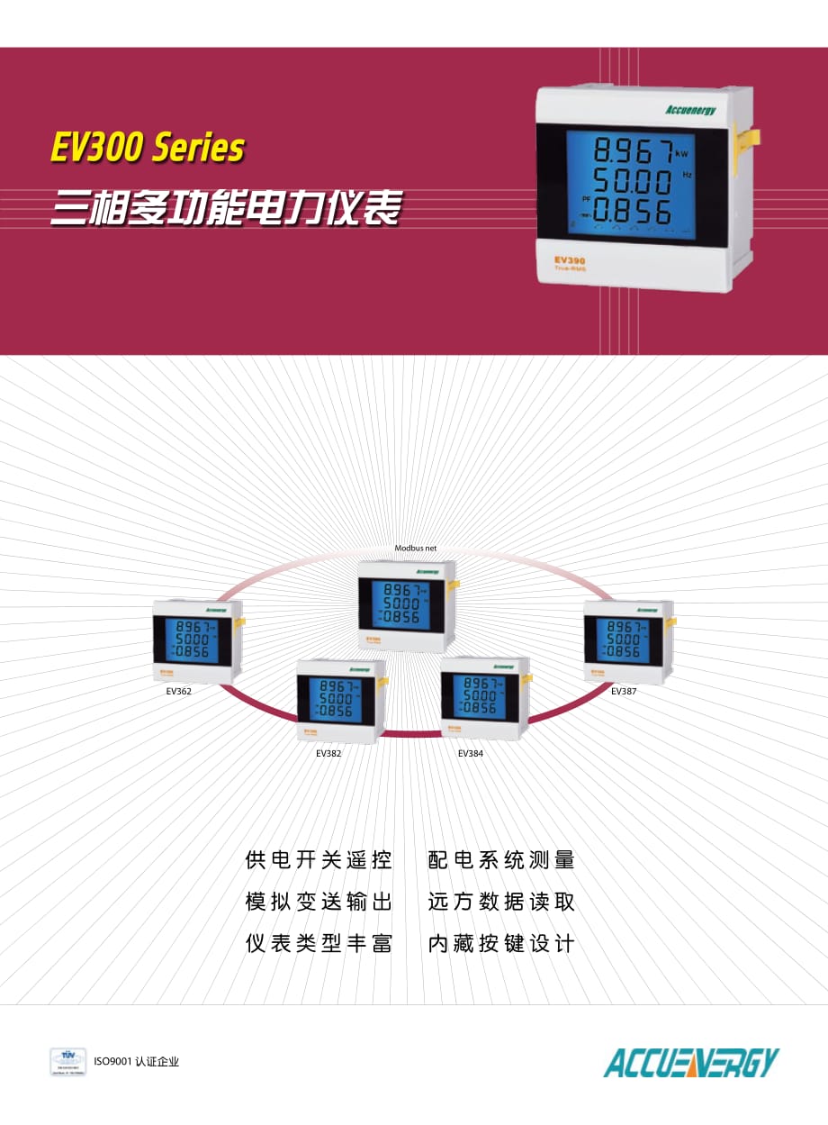 EV387多功能仪表说明书_第1页