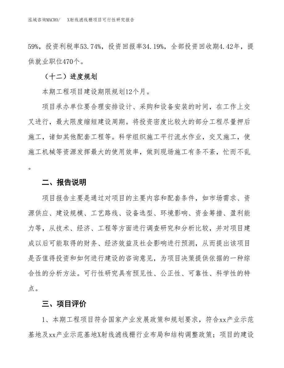 X射线滤线栅项目可行性研究报告(样例模板).docx_第5页