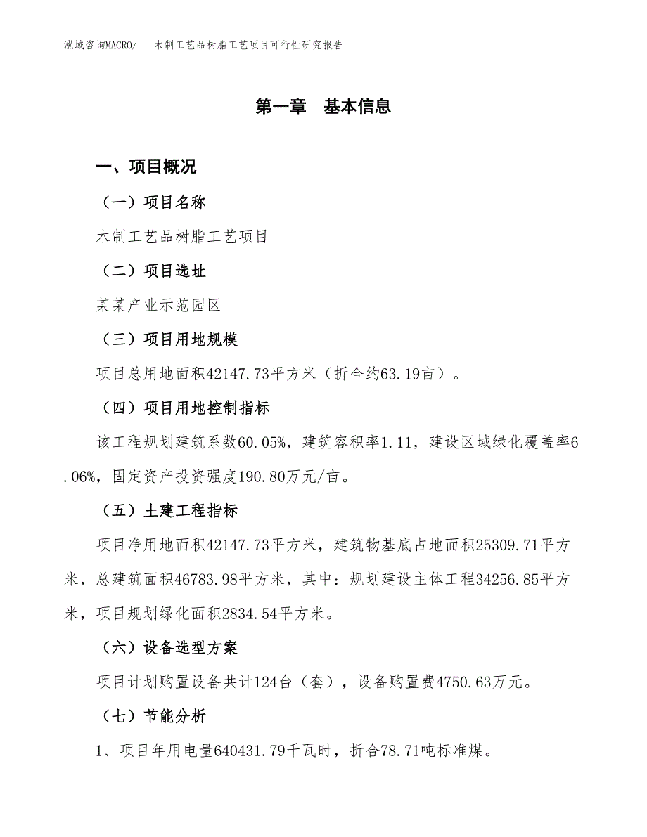 木制工艺品树脂工艺项目可行性研究报告(样例模板).docx_第3页