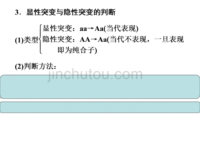 生物变异类型的判断与实验探究_第4页