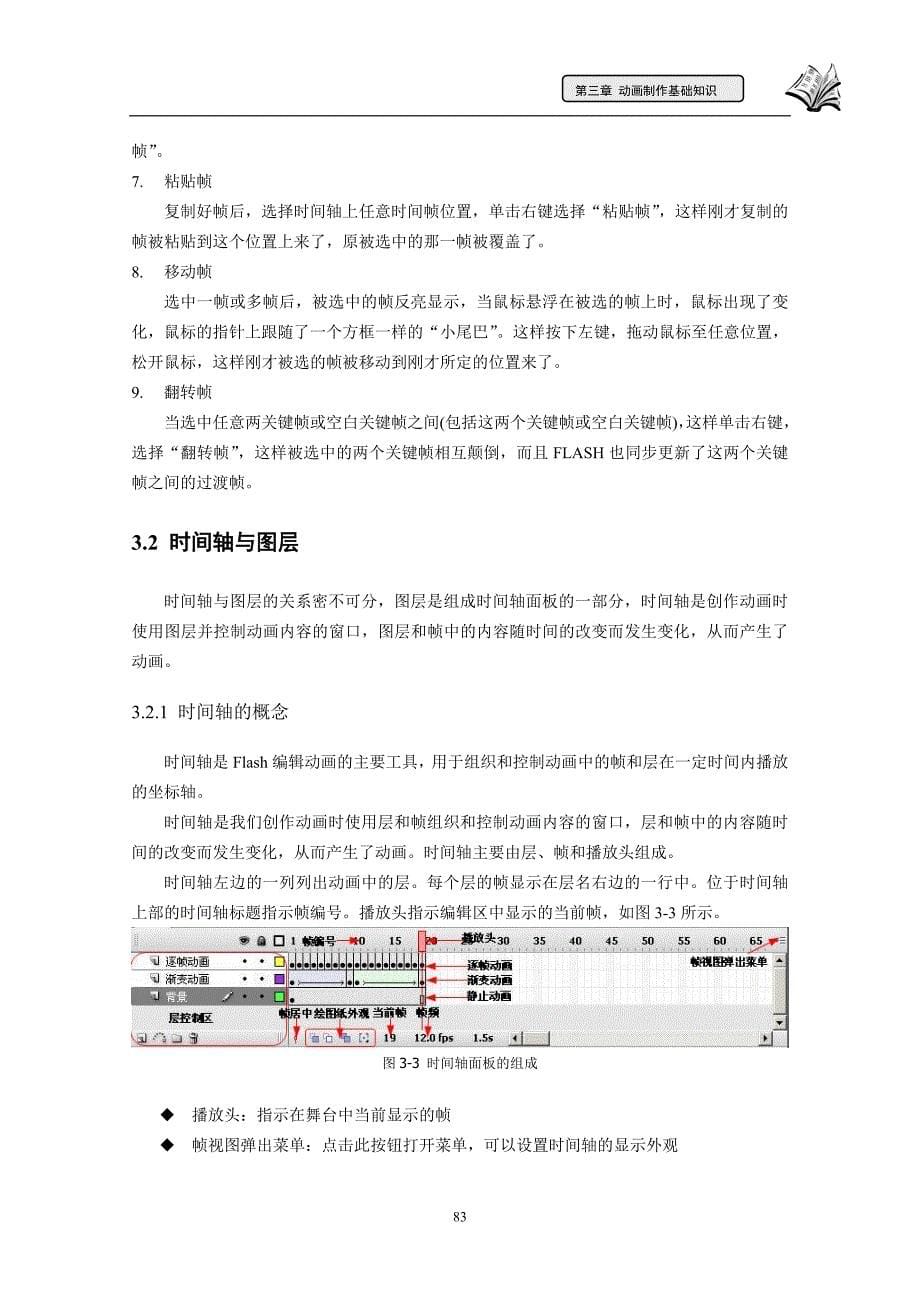 flashcs3动画制作基础与案例教程教学课件作者温俊芹教学讲义第3章动画制作基础知识_第5页