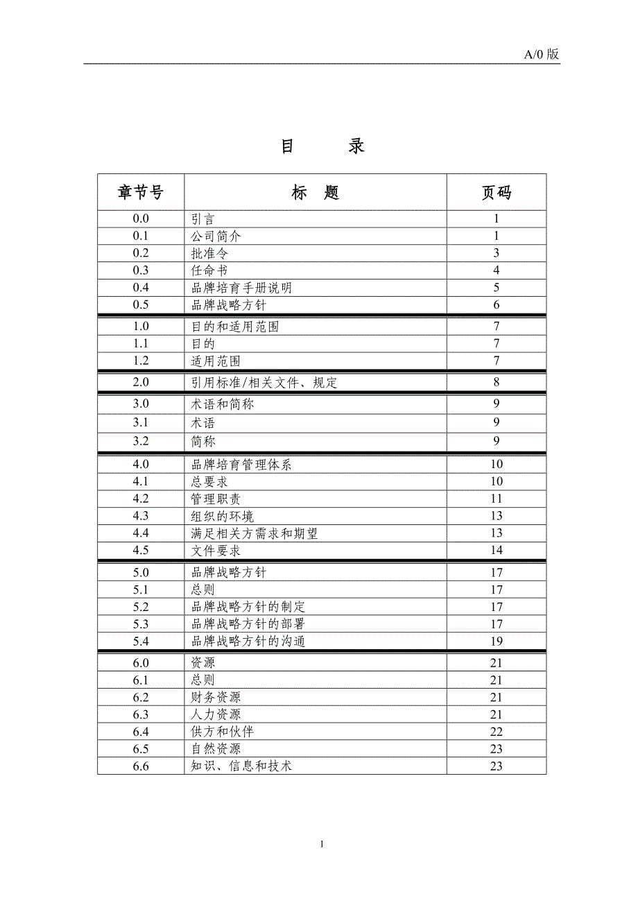 xx公司品牌培育手册_第5页