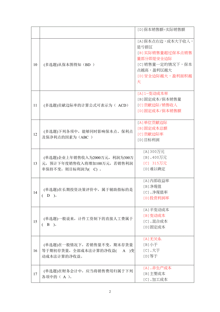 2011年最新职业技能实训管理会计_第2页