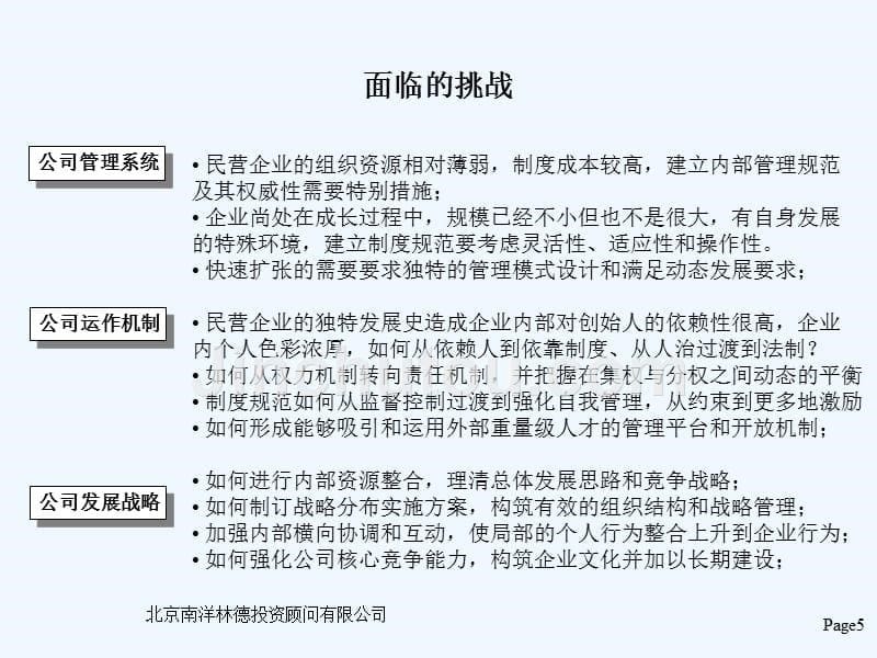 xx公司管理制度系统与战略发展咨询报告_第5页