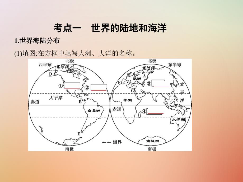 （山西专用）2019版高考地理总复习 第十六单元 世界地理 第一讲 世界地理概况_第4页