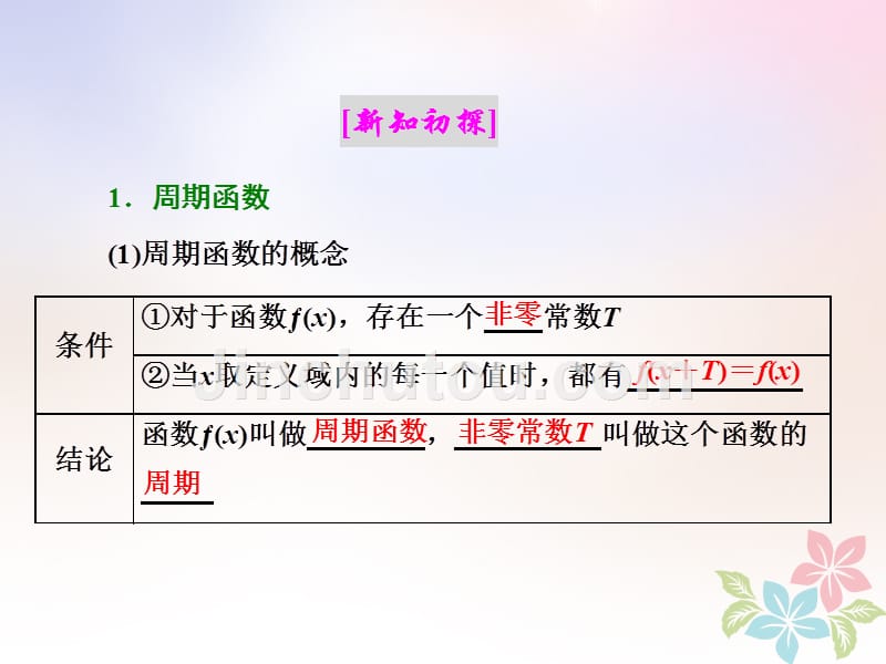 （浙江专版）2017-2018学年高中数学 第一章 三角函数 1.4.2 第一课时 正弦函数、余弦函数的周期性与奇偶性新人教a版必修4_第2页