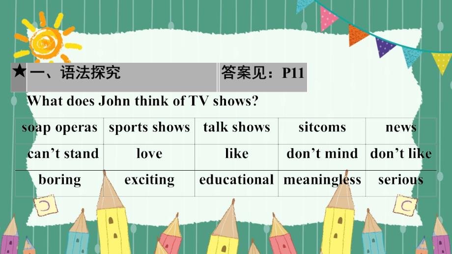 人教版英语八年级上册《Unit 5-Part 3Grammar Focus夯实基础》课件_第2页