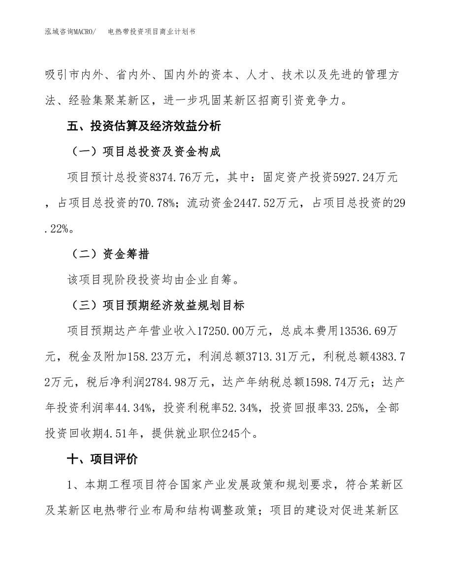 电热带投资项目商业计划书.docx_第5页