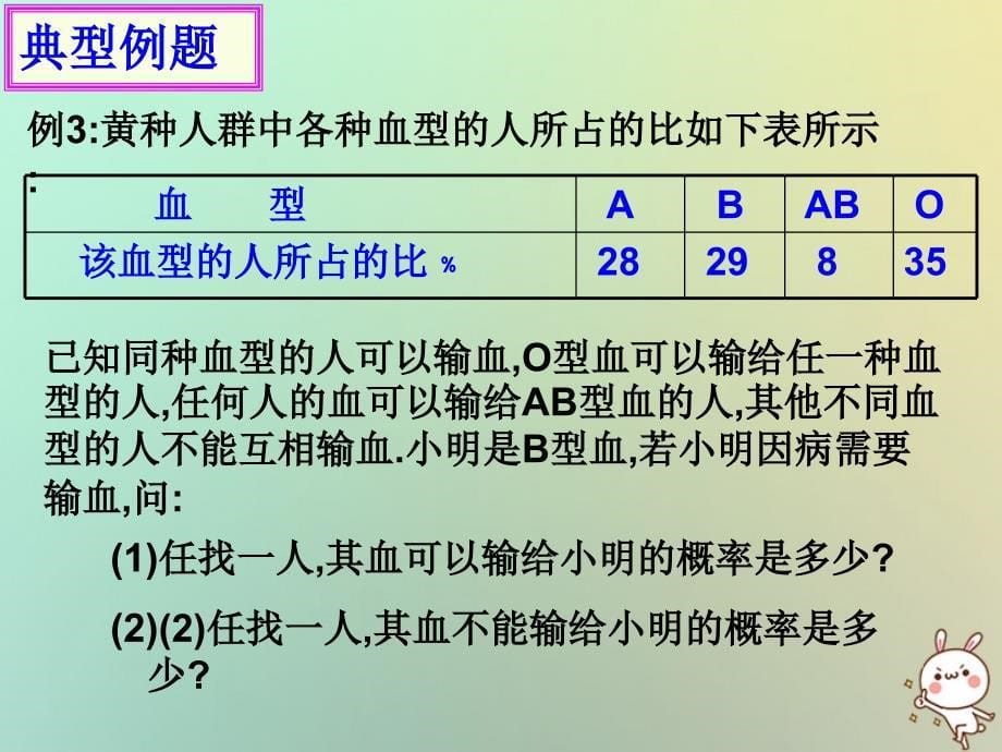 江苏宿迁市高中数学 第三章 概率 3.4 互斥事件（2） 苏教版必修3_第5页