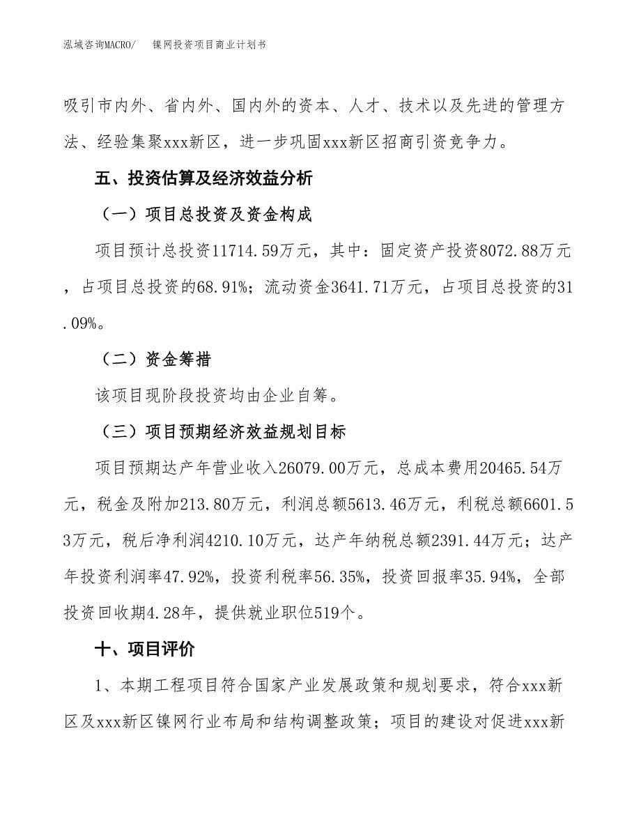 镍网投资项目商业计划书.docx_第5页