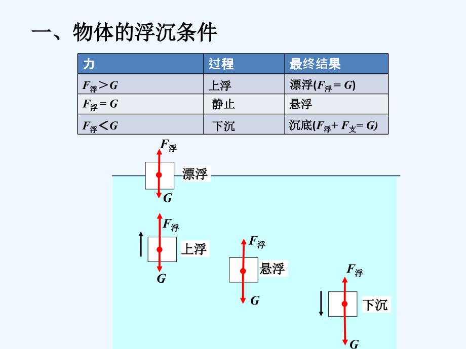 物理人教版初二下册第3节　物体的浮沉条件及应用_第2页