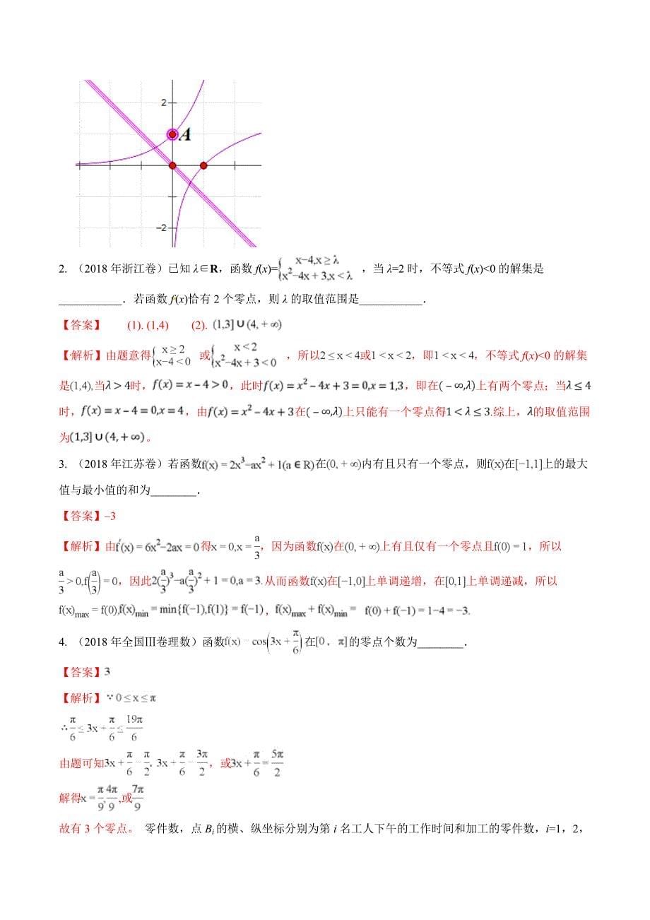 2019年高考数学（理）：专题06-函数与方程﹑函数模型及其应用（命题猜想）_第5页
