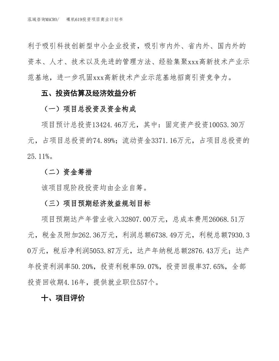 碟机619投资项目商业计划书.docx_第5页