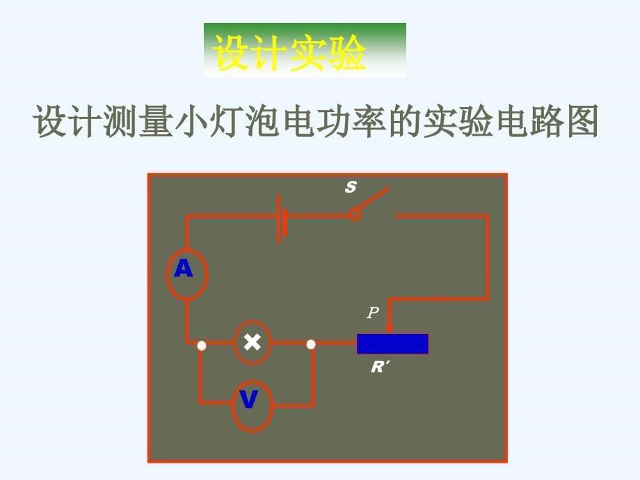 物理人教版初三全册测量小灯泡胡电功率_第5页