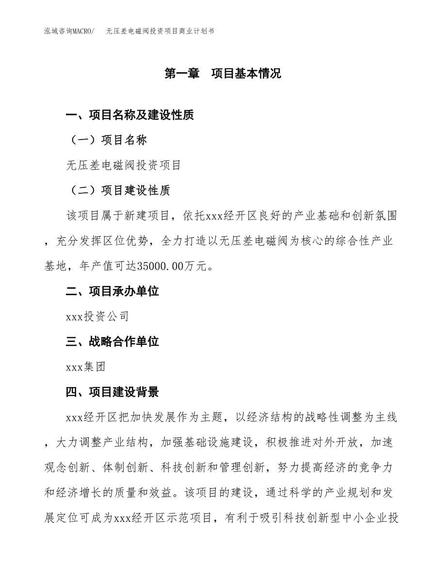 无压差电磁阀投资项目商业计划书.docx_第5页