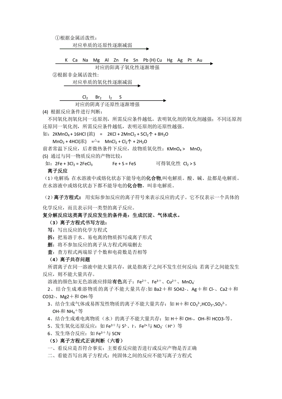 苏教版高中化学必修一知识点_第2页