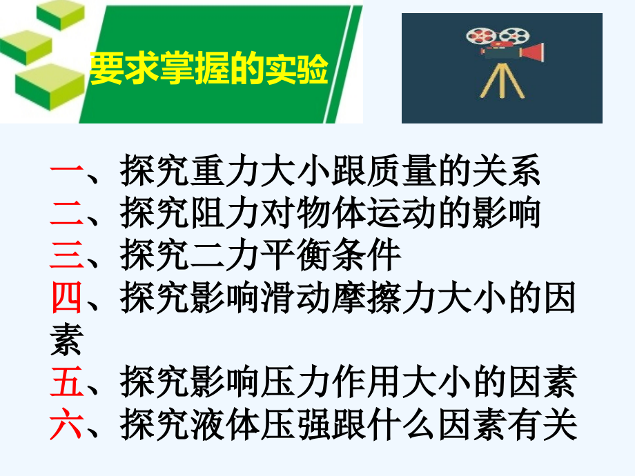 物理人教版初二下册实验探究题复习课_第2页