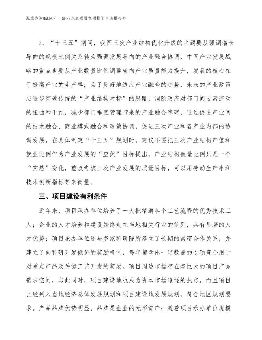 GPRS水表项目立项投资申请报告书.docx_第5页