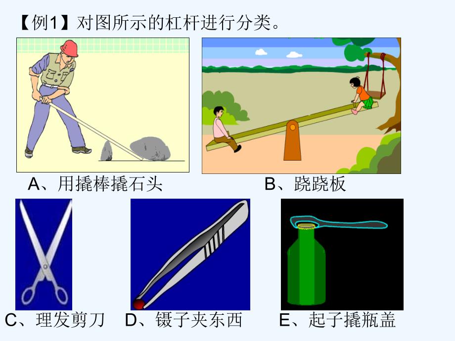 物理人教版初二下册第一轮复习：简单机械_第3页