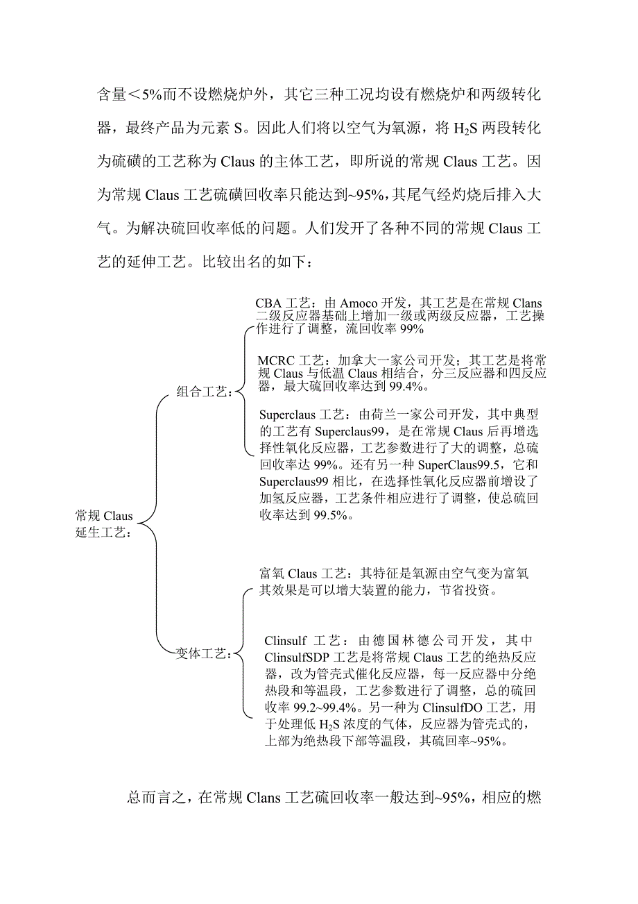 常规克劳斯和尾气处理工艺及其催化剂的研究进展_第3页