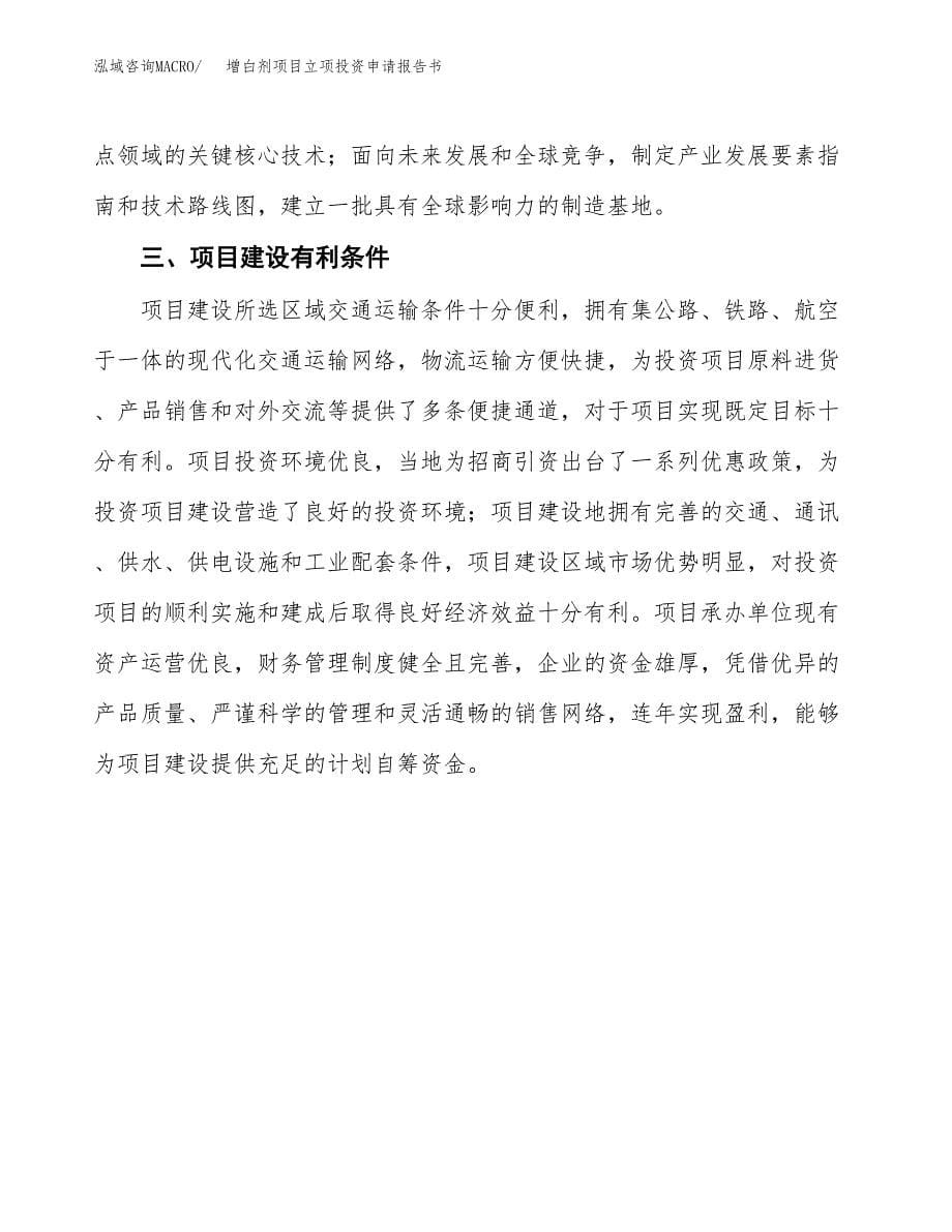 增白剂项目立项投资申请报告书.docx_第5页