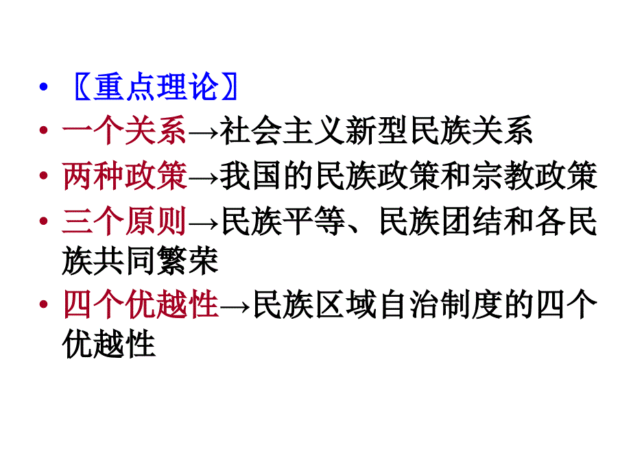 高考一轮复习我国民族区域自治制度和宗教政策_第3页