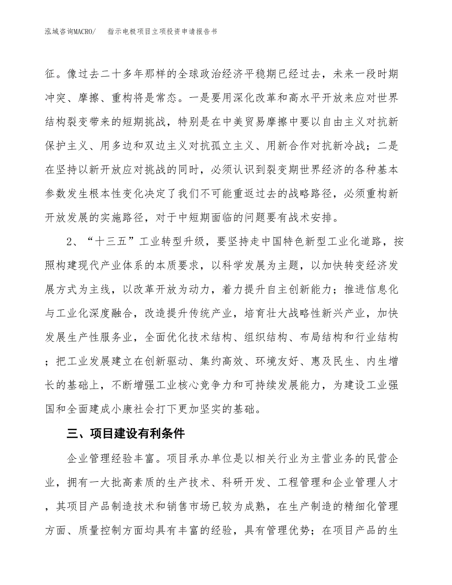 指示电极项目立项投资申请报告书.docx_第4页