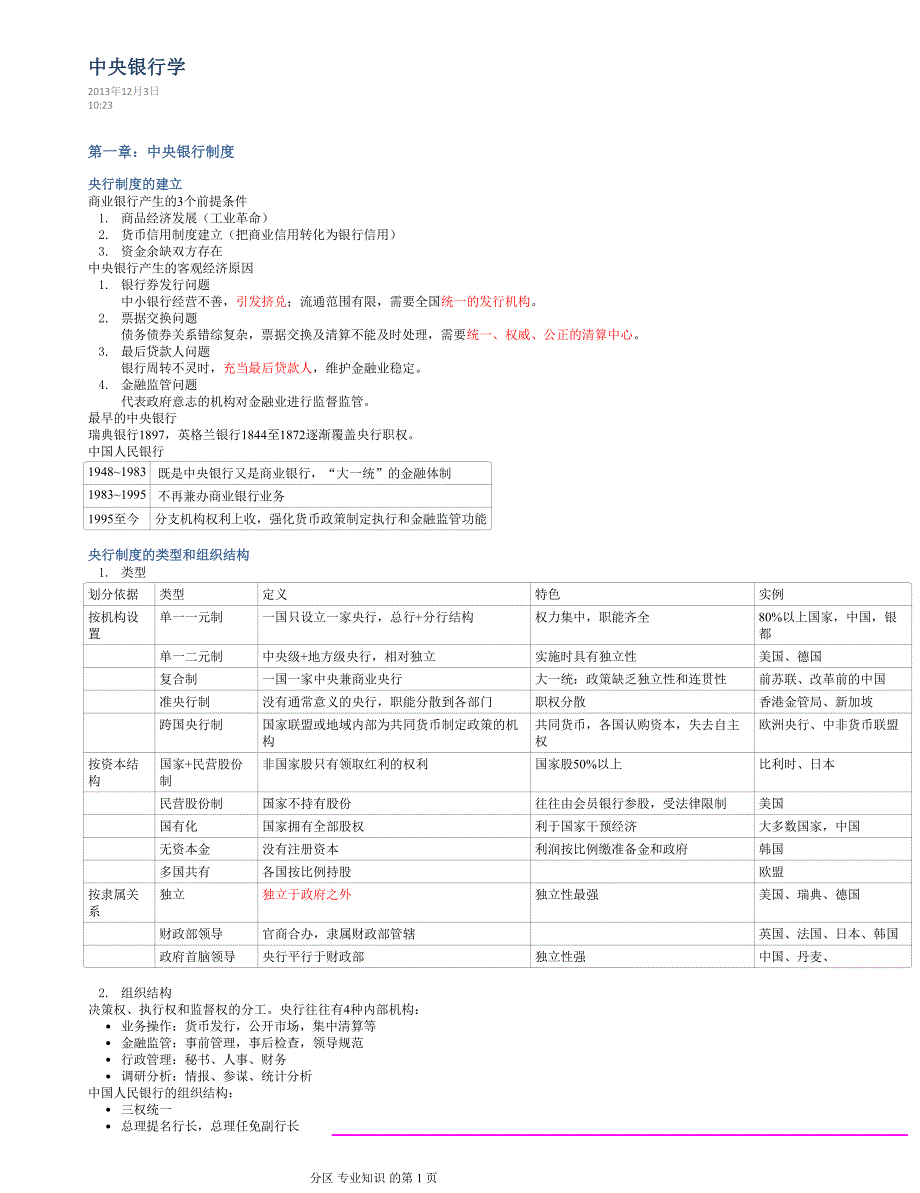 何丽芬中央银行学个人笔记_第1页