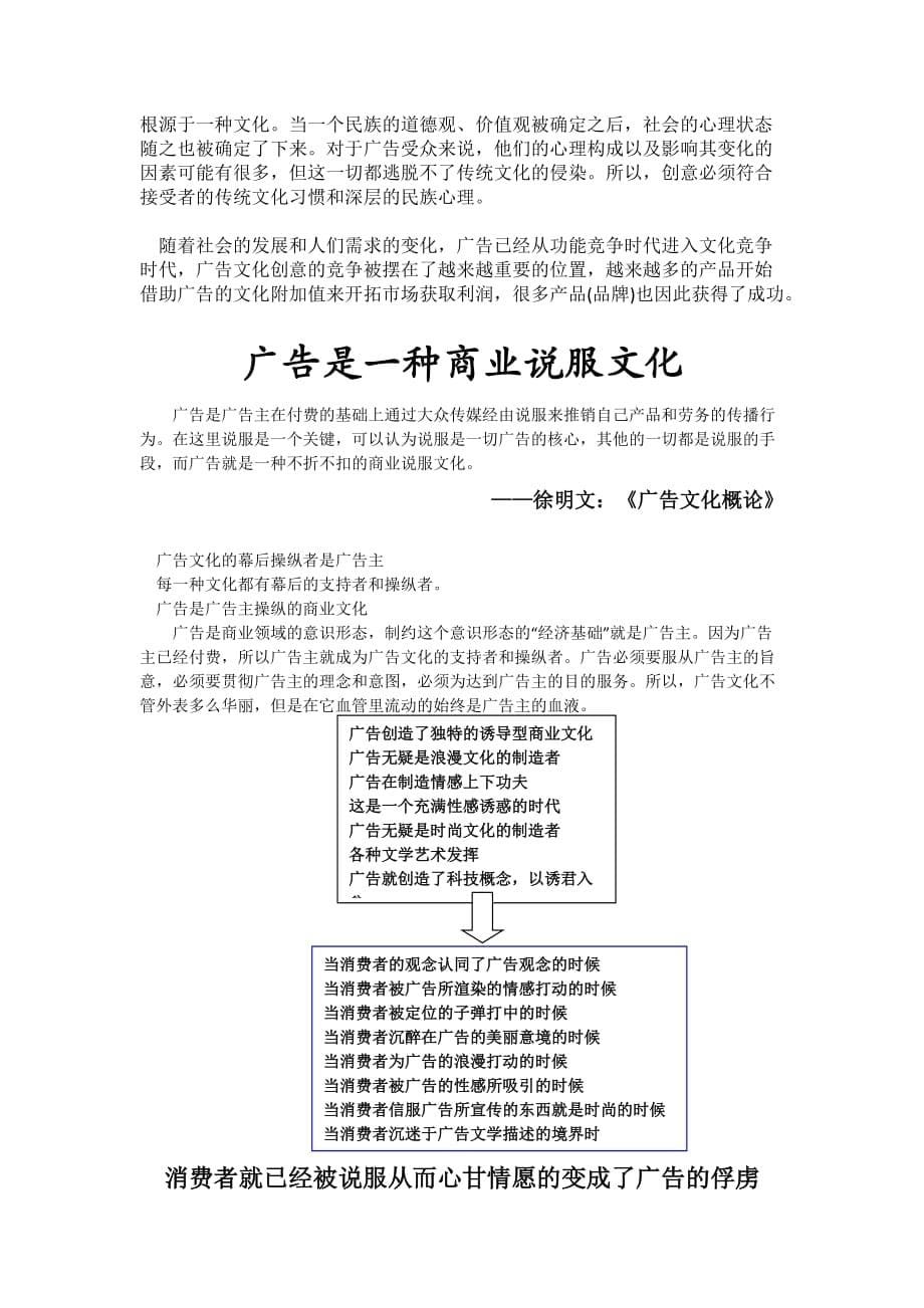 浅析 广告与文化 冲突与融合 及对策.doc_第5页