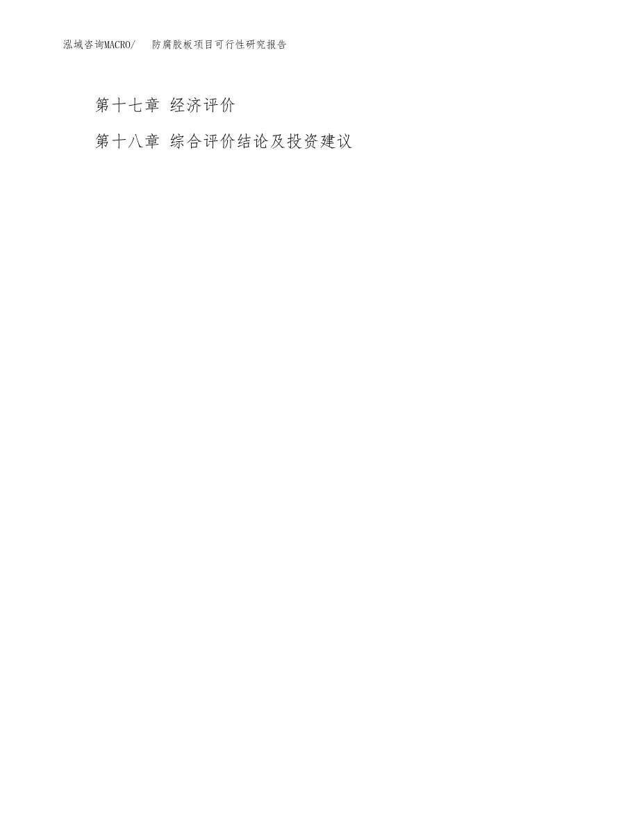 2019防腐胶板项目可行性研究报告参考大纲.docx_第5页