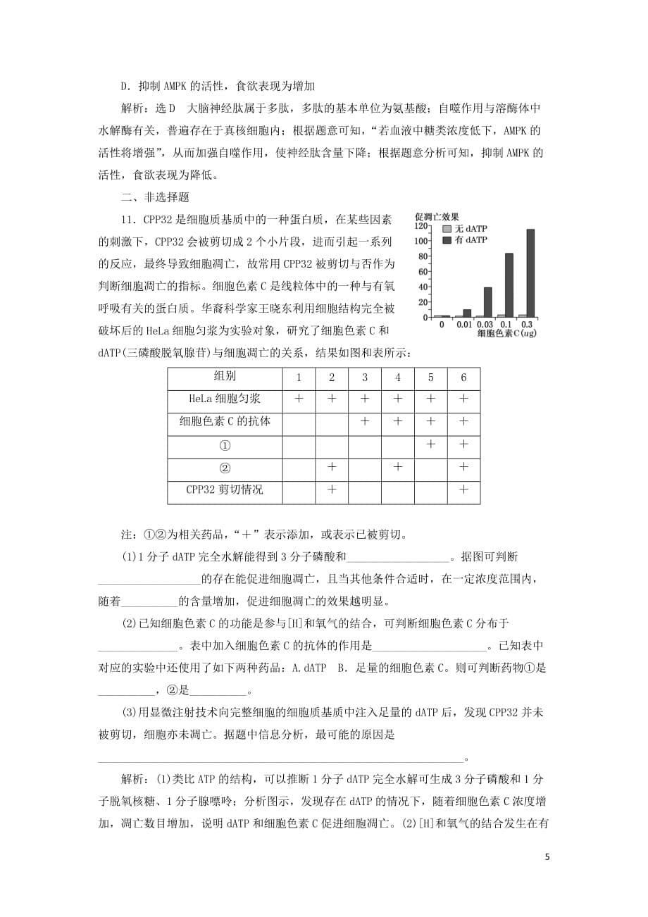 2019年高考生物二轮复习 考前热点押题训练（二）生物与科技——学科前沿介入考_第5页