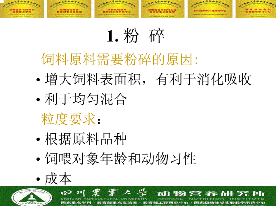 四川农业大学动物营养与遗传研究生课件 本专业据说是全国大学里最 好的_第3页