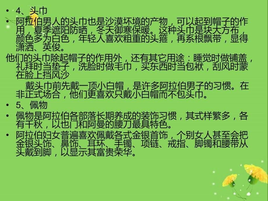 第九课-异域风采-----生活面面观教学课件-2.ppt_第5页