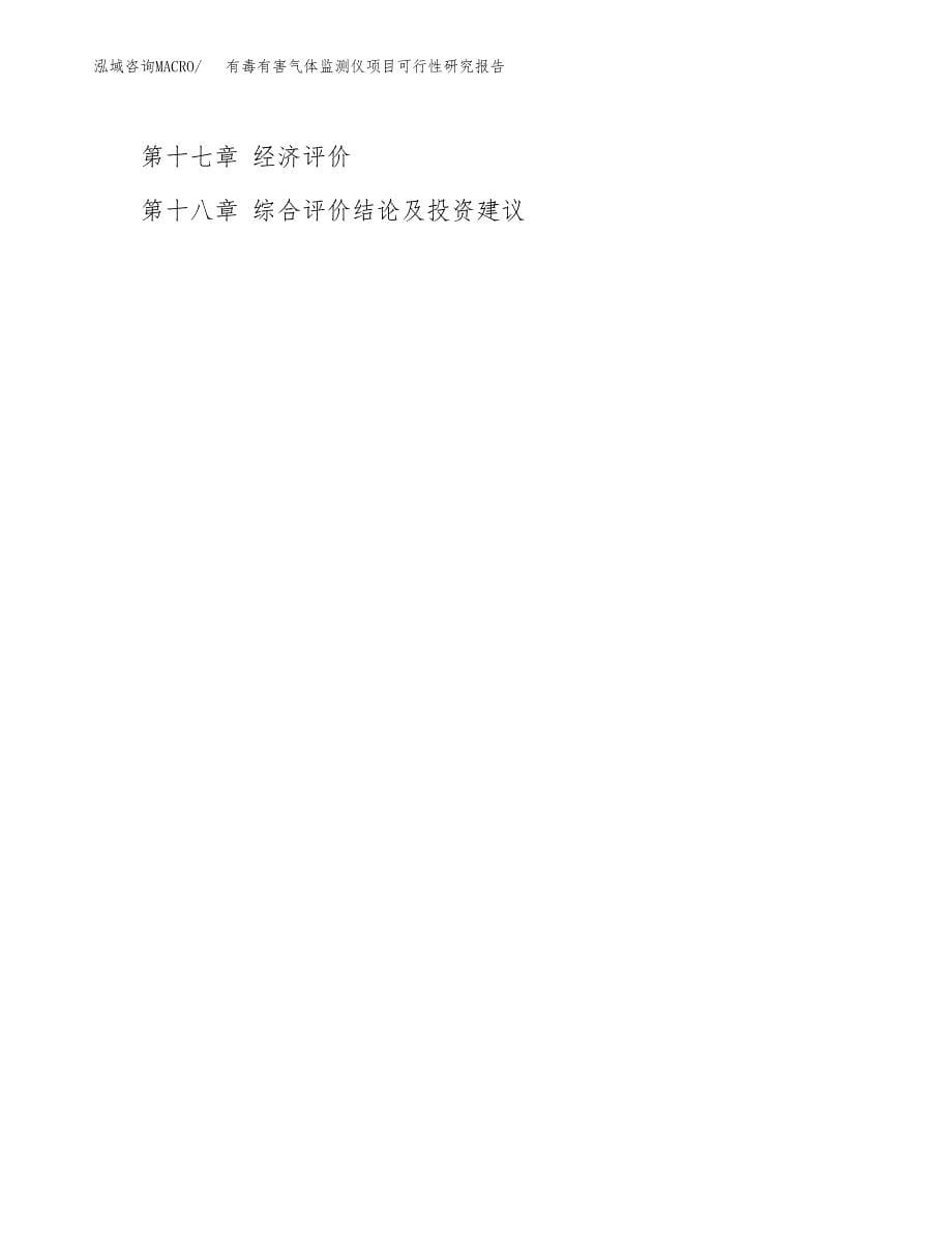 2019有毒有害气体监测仪项目可行性研究报告参考大纲.docx_第5页